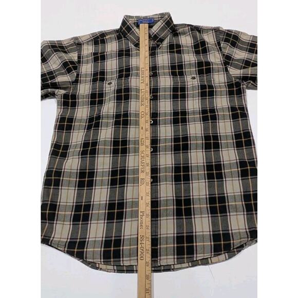 Pendleton Expedition Shirt Mens Medium Plaid Button Down Long Sleeve Cotton - Picture 9 of 10